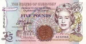 Guernsey, 5 Pound, P56a