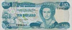 Bahamas, 10 Dollar, P46b, B311b
