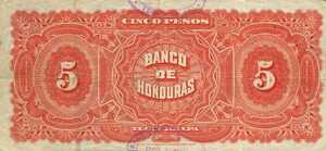 Honduras, 5 Peso, P22
