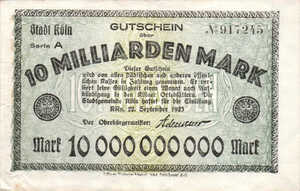 Germany, 10,000,000,000 Mark, 2684gg