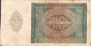 Germany, 10,000,000,000,000 Mark, P137, 3024