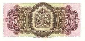 Bermuda, 5 Shilling, P18a