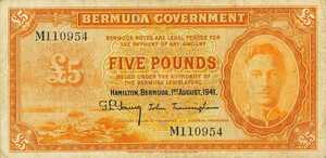 Bermuda, 5 Pound, P13