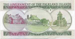 Falkland Islands, 10 Pound, P18, B220b