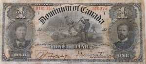 Canada, 1 Dollar, P24Aa
