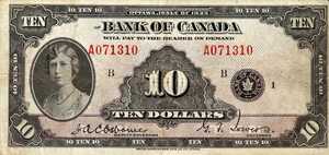 Canada, 10 Dollar, P44