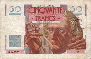 France, 50 Franc, P127a, 20-01