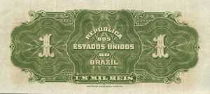 Brazil, 1 Mil Reis, P6a