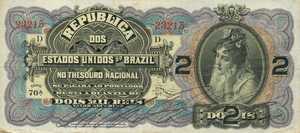 Brazil, 2 Mil Reis, P11