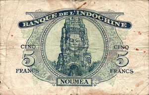 New Hebrides, 5 Franc, P5, 711, 1721