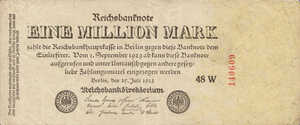 Germany, 1,000,000 Mark, P94, B250b