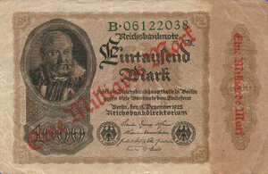 Germany, 1,000,000,000 Mark, P113a, B271c