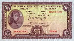 Ireland, Republic, 5 Pound, P58d