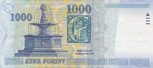 Hungary, 1,000 Forint, P180b