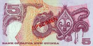 Papua New Guinea, 5 Kina, P34s, B133as