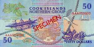 Cook Islands, The, 50 Dollar, P0010s, B110as