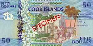 Cook Islands, The, 50 Dollar, P0010s, B110as