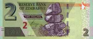 Zimbabwe, 2 Dollar, B192a