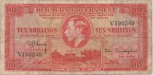 Bermuda, 10 Shilling, P10a