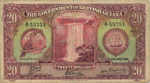 British Guiana, 20 Dollar, P16, B111