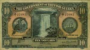 British Guiana, 10 Dollar, P15, B110