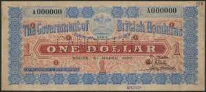 British Honduras, 1 Dollar, P9as