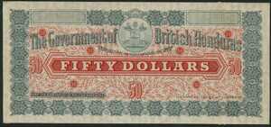 British Honduras, 50 Dollar, P12s