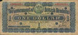 British Honduras, 1 Dollar, P14a