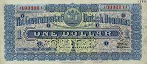 British Honduras, 1 Dollar, P14bs