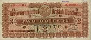 British Honduras, 2 Dollar, P15as