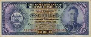 British Honduras, 1 Dollar, P20b