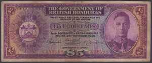 British Honduras, 5 Dollar, P22a