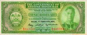 British Honduras, 1 Dollar, P24c