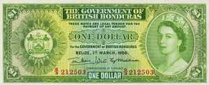 British Honduras, 1 Dollar, P28ac