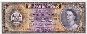 British Honduras, 2 Dollar, P29c, B-129c