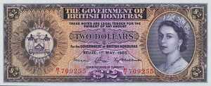 British Honduras, 2 Dollar, P29h, B-129h