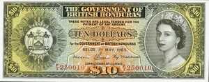 British Honduras, 10 Dollar, P31g