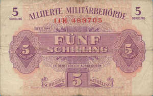 Austria, 5 Shilling, P105, B304a