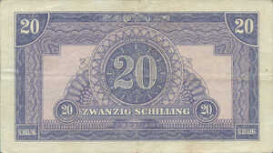 Austria, 20 Shilling, P107, B306a