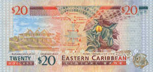 East Caribbean States, 20 Dollar, P39l, B223l