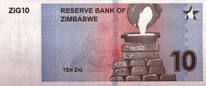 Zimbabwe, 10 ZiG, 