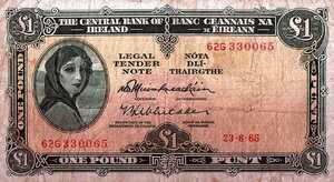 Ireland, Republic, 1 Pound, P64a, B209a1