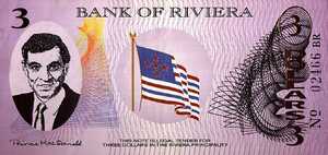 Riviera Principality, 3 Dollar, 
