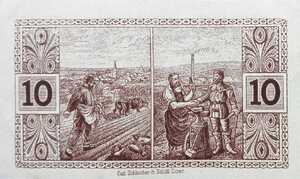 Germany, 10 Pfennig, A9.1a