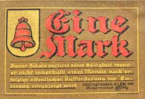 Germany, 1 Mark, 837.1