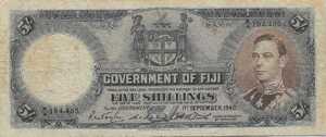 Fiji Islands, 5 Shilling, P37h