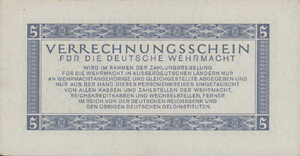 Germany, 5 Reichsmark, M39