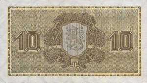 Finland, 10 Markka, P50 (sig. 10)