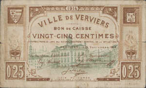 Belgium, 25 Centime, 