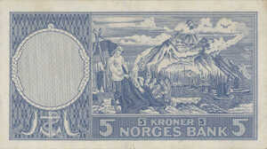 Norway, 5 Krone, P30a